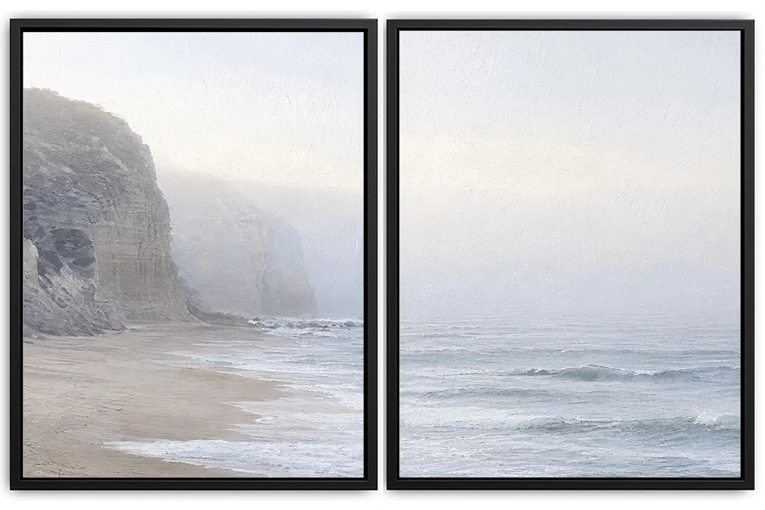 Misty Shoreline 2 Piece Art Set
