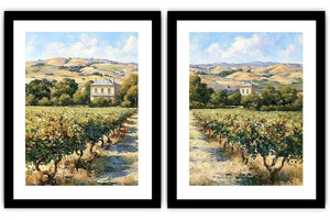 Vineyard Morning 2 Piece Art Set