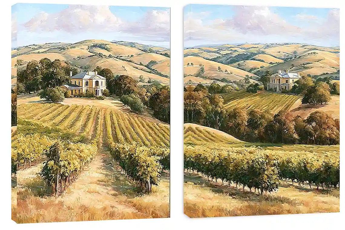 Golden Estate 2 Piece Art Set