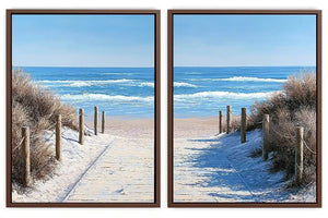Golden Mist Peaks 2 Piece Art Set