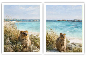 Golden Botanical Pair 2 Piece Art Set