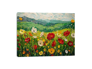 wildflower meadow Canvas Print