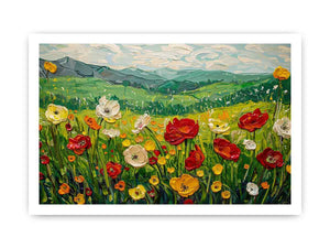 wildflower meadow Canvas Print