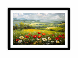 poppy meadow Canvas Print
