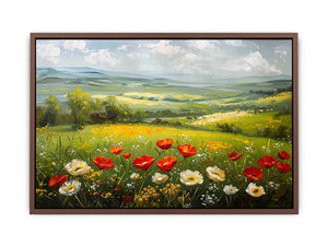 poppy meadow Canvas Print