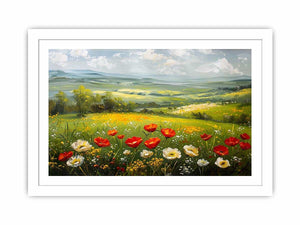 poppy meadow Canvas Print