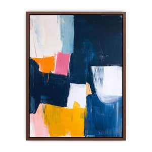 Abstract modern color block artwork