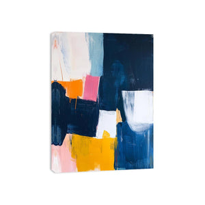 Abstract modern color block artwork