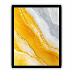Gold marble abstract artwork