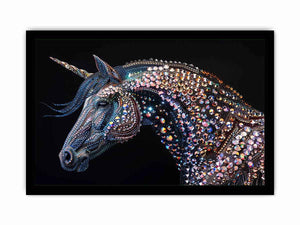 Crystal unicorn artwork