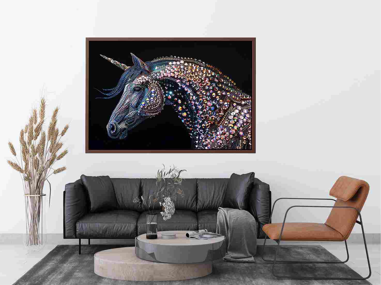 Crystal unicorn artwork
