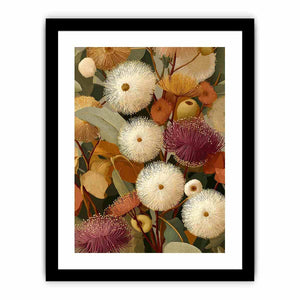 Earthy eucalyptus botanical Canvas Print