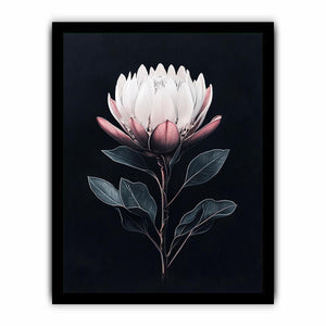 Elegant botanical flower artwork