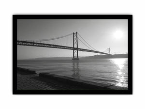 Black and white bridge
