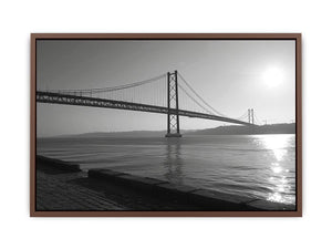 Black and white bridge