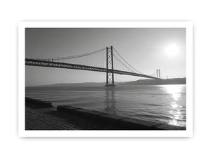 Black and white bridge