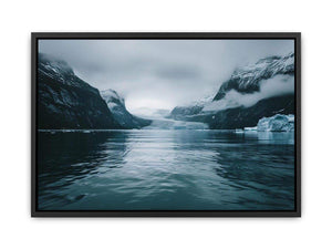 Glacier fjord artwork
