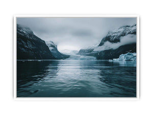 Glacier fjord artwork