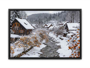 Snowy village creek