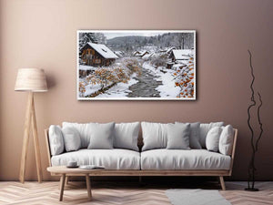 Snowy village creek