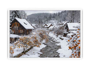 Snowy village creek
