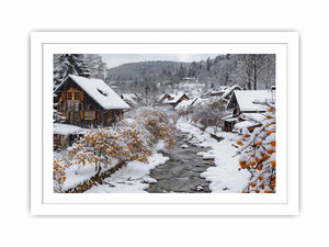 Snowy village creek