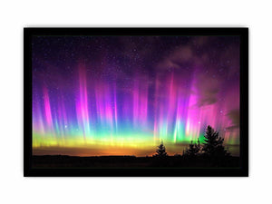 Northern lights landscape