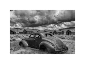 Vintage abandoned car