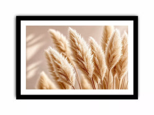 Soft beige pampas grass Canvas Print airy minimal botanical neutral decor