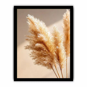warm minimal pampas grass neutral Canvas Print soft beige botanical canvas