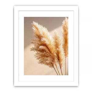 warm minimal pampas grass neutral Canvas Print soft beige botanical canvas