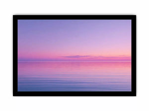 Minimalist Coastal Ocean Canvas Print – Pastel Sunset Canvas Print