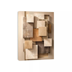 Minimalist Abstract Neutral Canvas Print Canvas