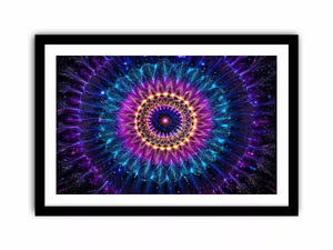 Cosmic Mandala Canvas Print | Sacred Geometry Psychedelic Canvas