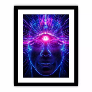 Third Eye Awakening Canvas Print | Spiritual Energy Psychedelic Canvas