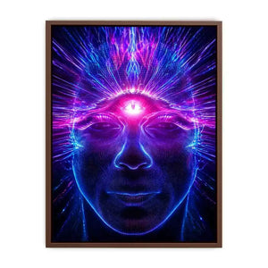 Third Eye Awakening Canvas Print | Spiritual Energy Psychedelic Canvas