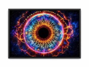 Cosmic Eye Canvas Print | Universe Vision Abstract Canvas