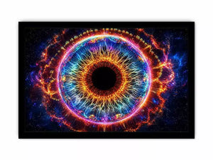 Cosmic Eye Canvas Print | Universe Vision Abstract Canvas