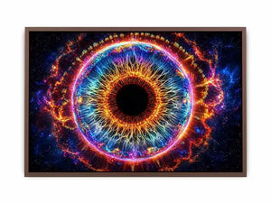Cosmic Eye Canvas Print | Universe Vision Abstract Canvas