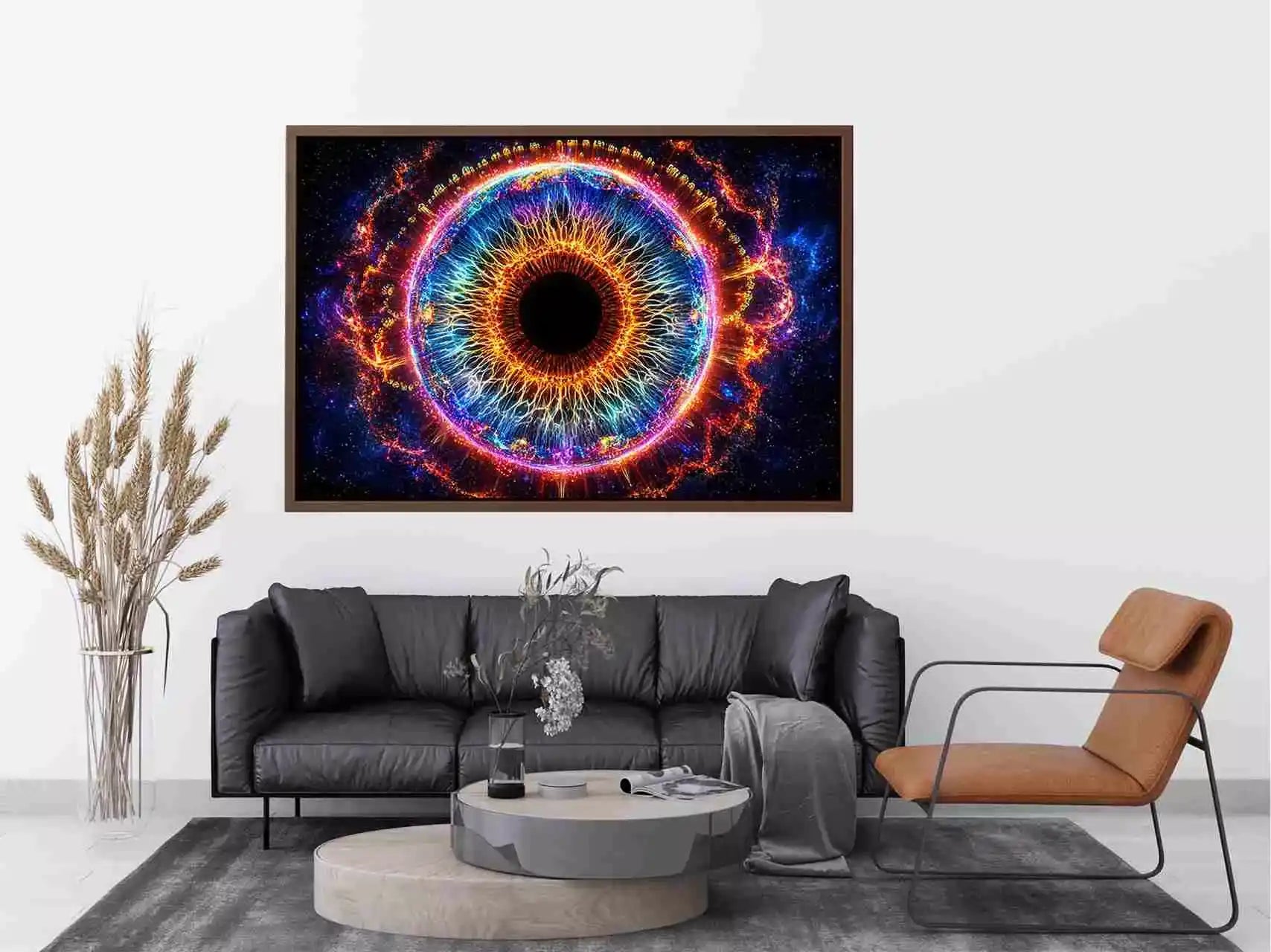 Cosmic Eye Canvas Print | Universe Vision Abstract Canvas