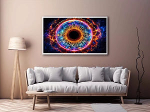 Cosmic Eye Canvas Print | Universe Vision Abstract Canvas