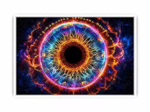 Cosmic Eye Canvas Print | Universe Vision Abstract Canvas