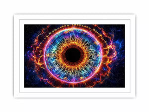 Cosmic Eye Canvas Print | Universe Vision Abstract Canvas