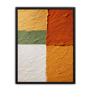 abstract textured Canvas Print warm earthy tones terracotta beige minimalist canvas decor
