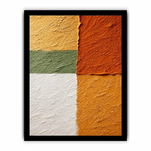 abstract textured Canvas Print warm earthy tones terracotta beige minimalist canvas decor