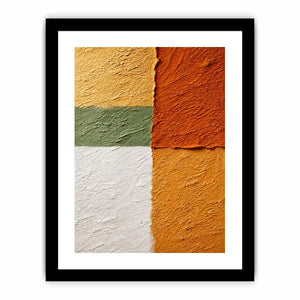 abstract textured Canvas Print warm earthy tones terracotta beige minimalist canvas decor