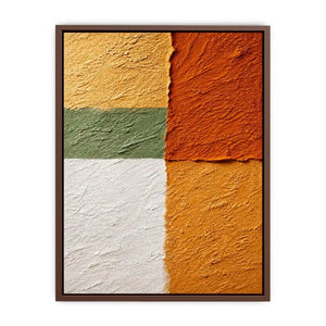 abstract textured Canvas Print warm earthy tones terracotta beige minimalist canvas decor