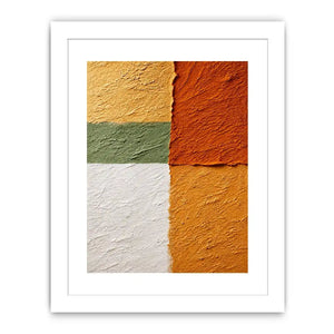abstract textured Canvas Print warm earthy tones terracotta beige minimalist canvas decor