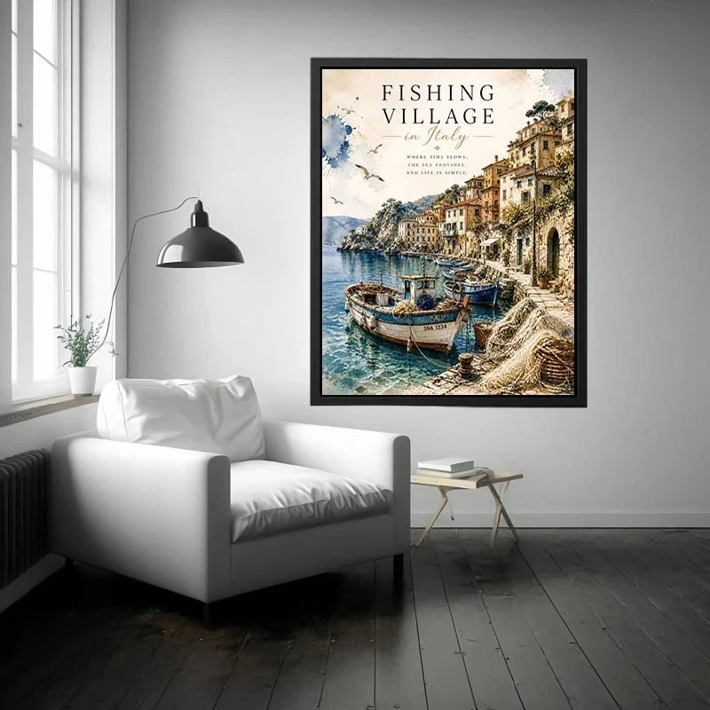 Italian Coastal Fishing Village