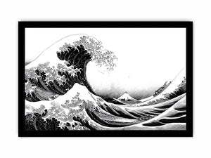 japanese wave line art canvas print modern living room ont601.webp